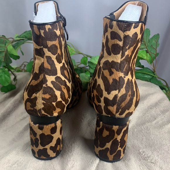 Azura Italian Fashion RokNRol Leopard Print Bootie Boots - Picture 14 of 17